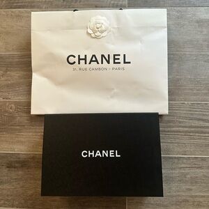 CHANEL BOX AND BAG